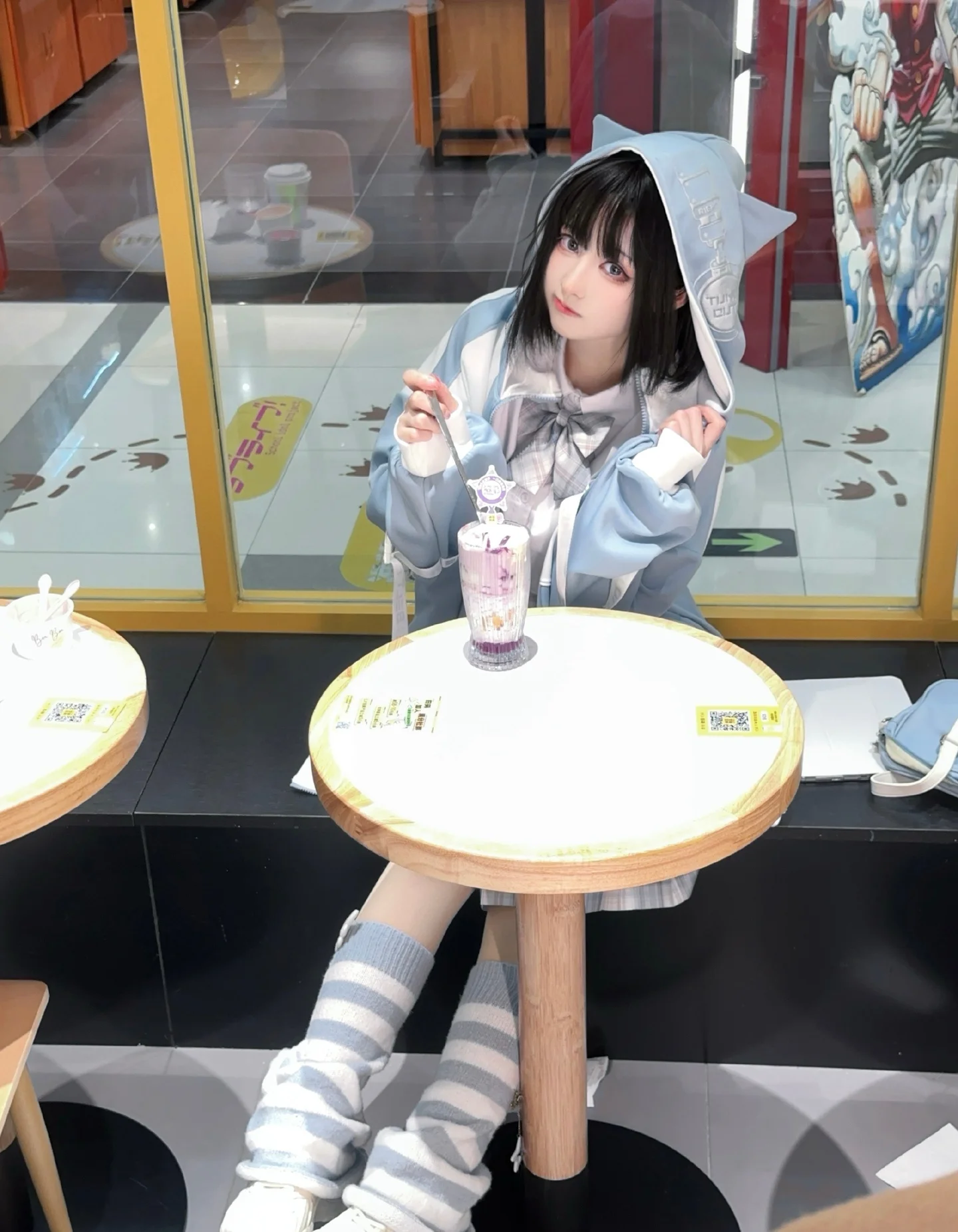 超话冬日约 绘次元艺术家 写真