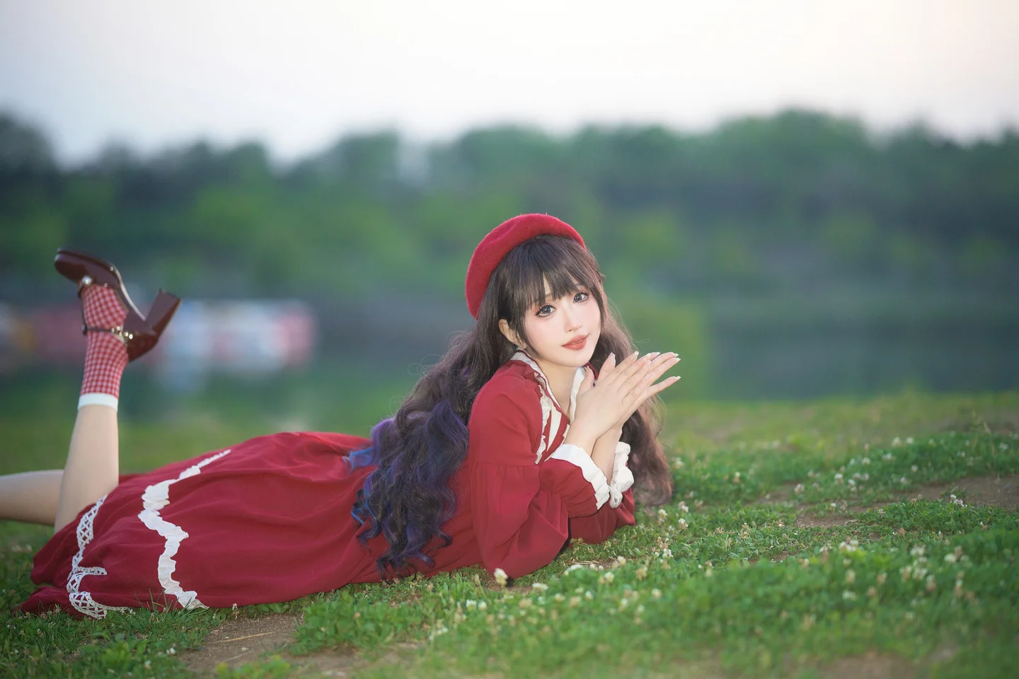 红裙摆&草原  澪绫的lolita私影~ 桃乐丝