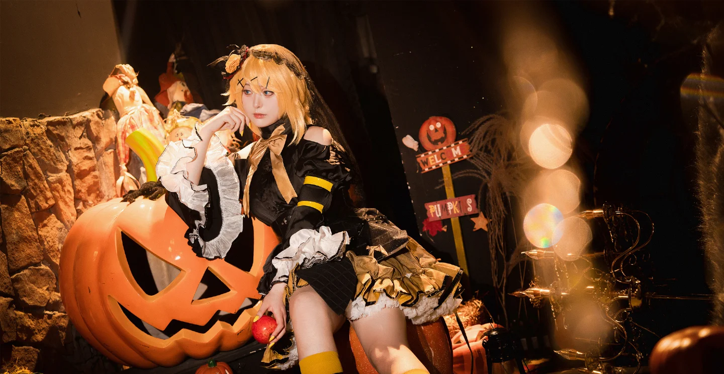 《镜音双子》镜音连cosplay