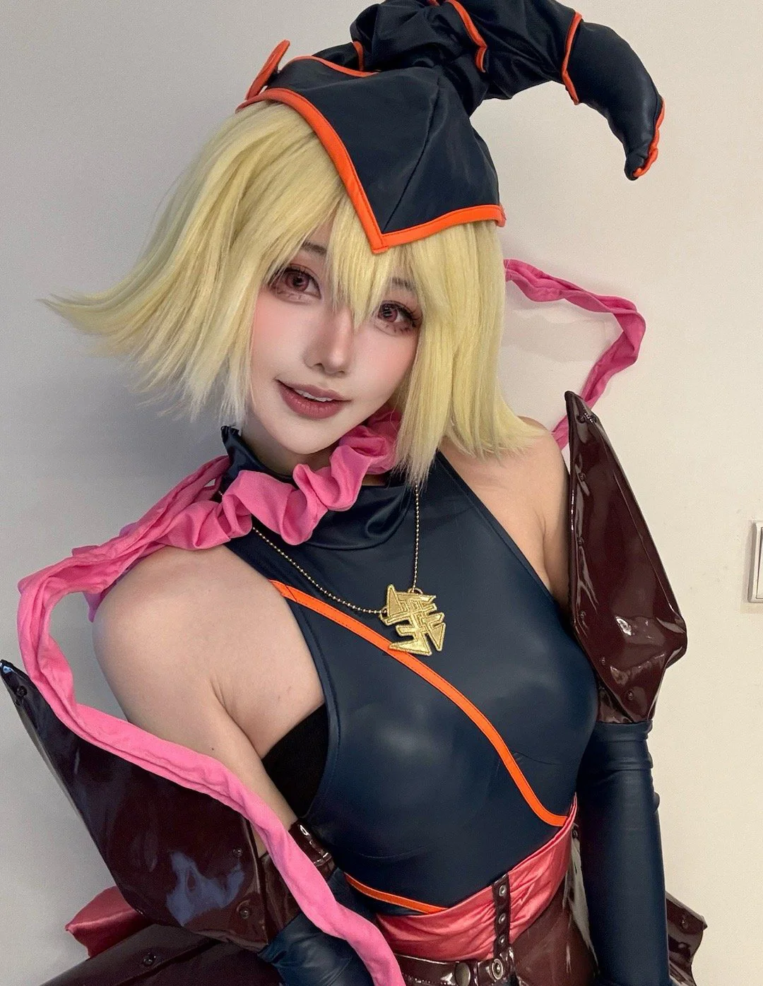 《游戏王》黑魔导女孩cosplay