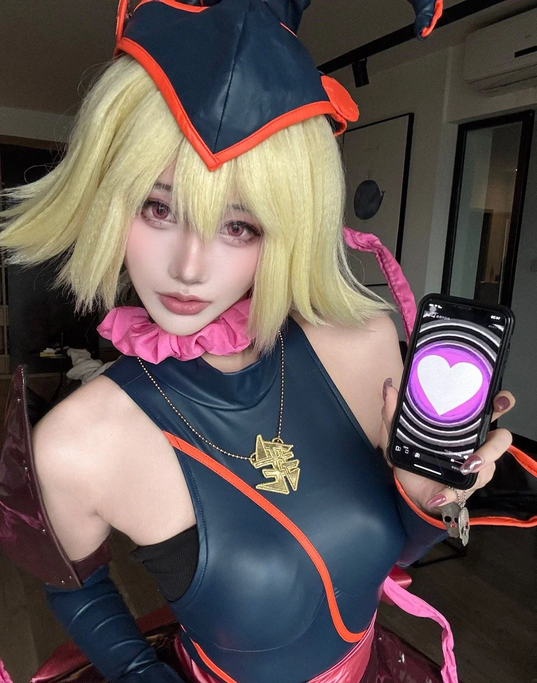 《游戏王》黑魔导女孩cosplay