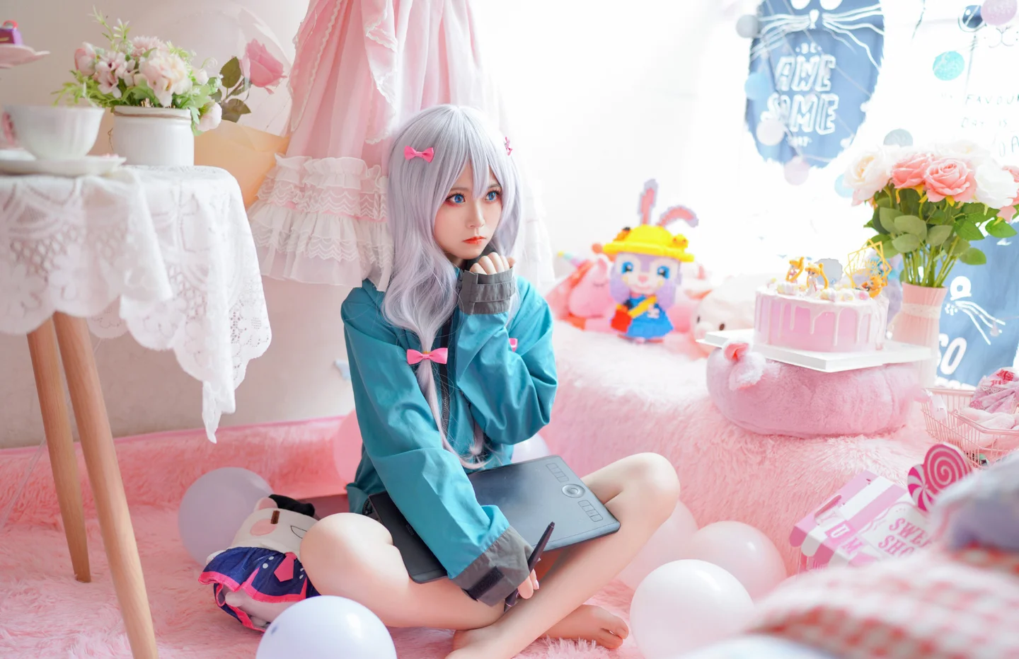 《情色漫画老师》泉纱雾cosplay