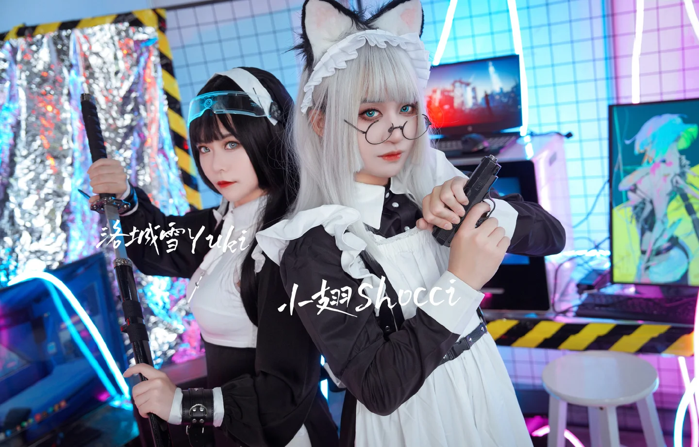 《赛博朋克2077》修女x女仆cosplay