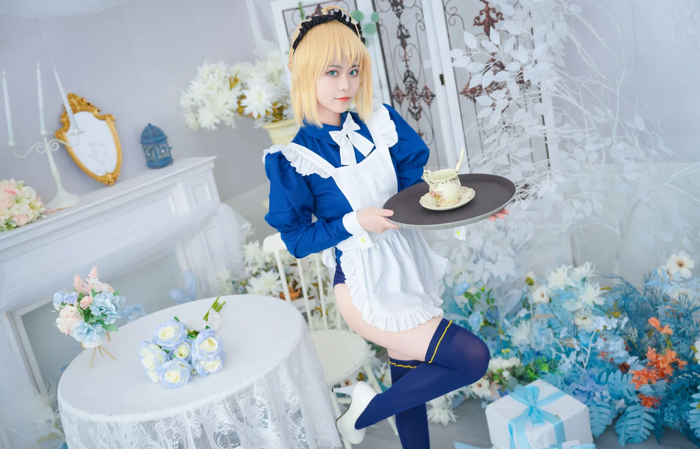 《Fate》X毛 女仆装cosplay