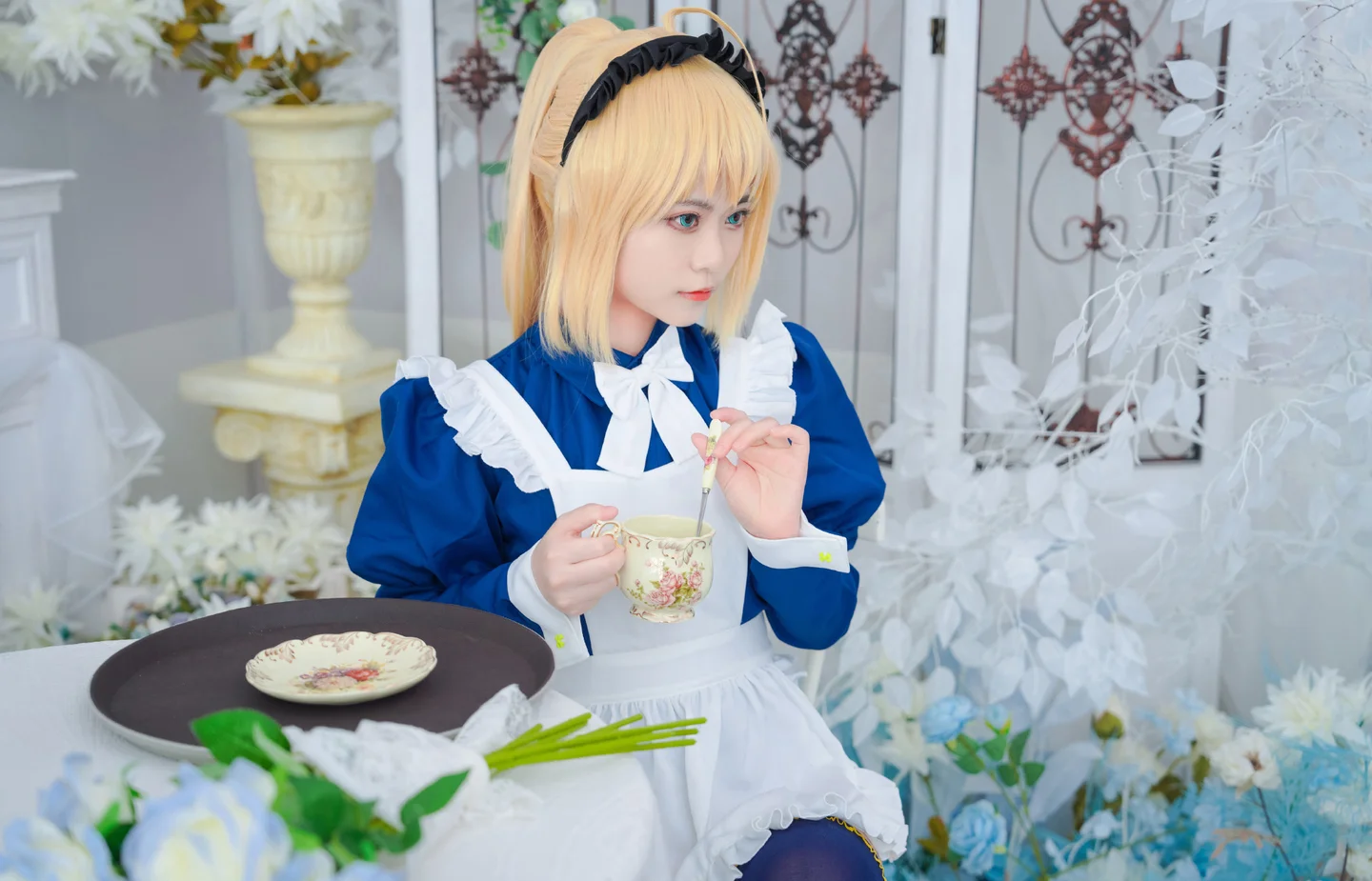 《Fate》X毛 女仆装cosplay