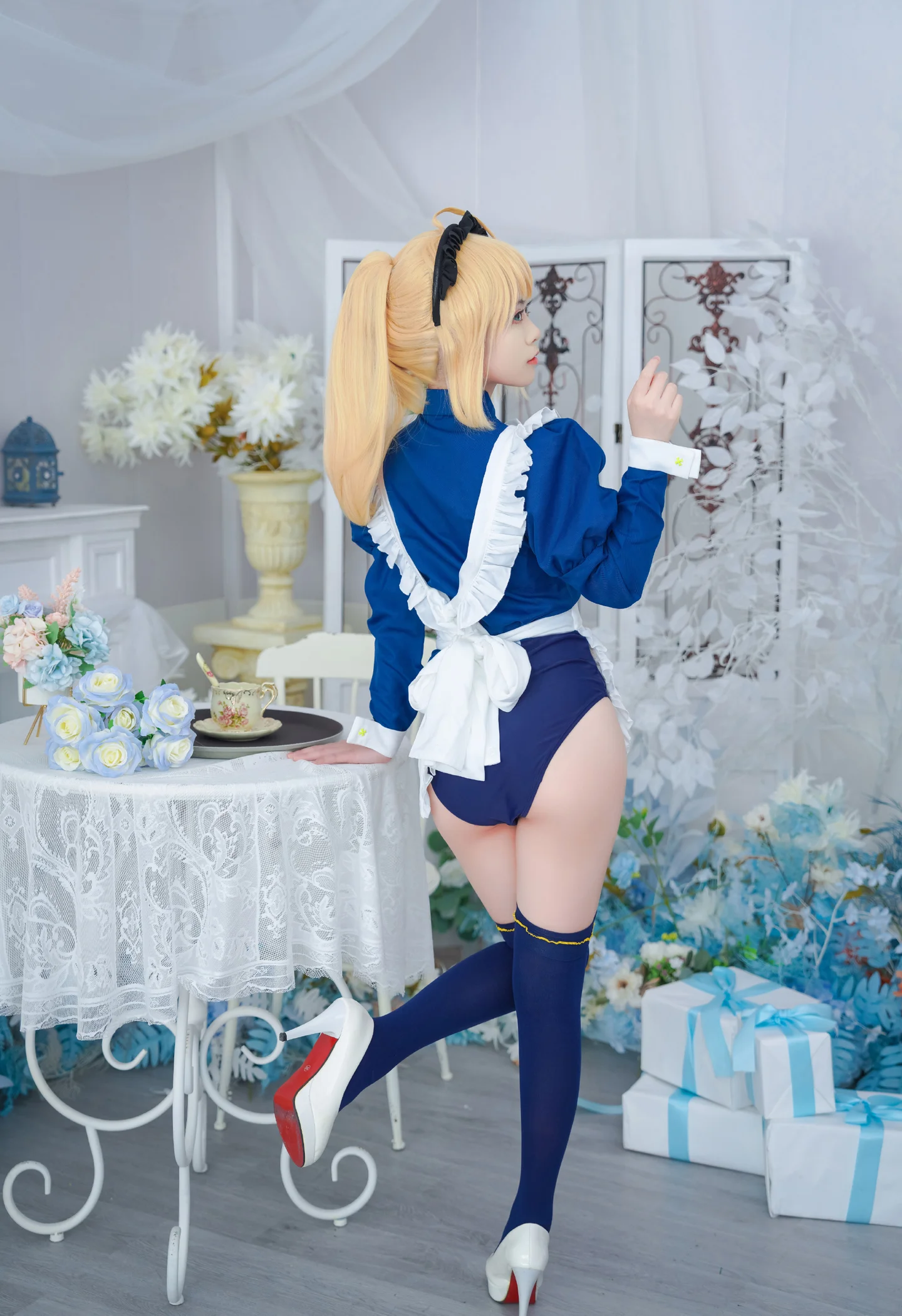 《Fate》X毛 女仆装cosplay