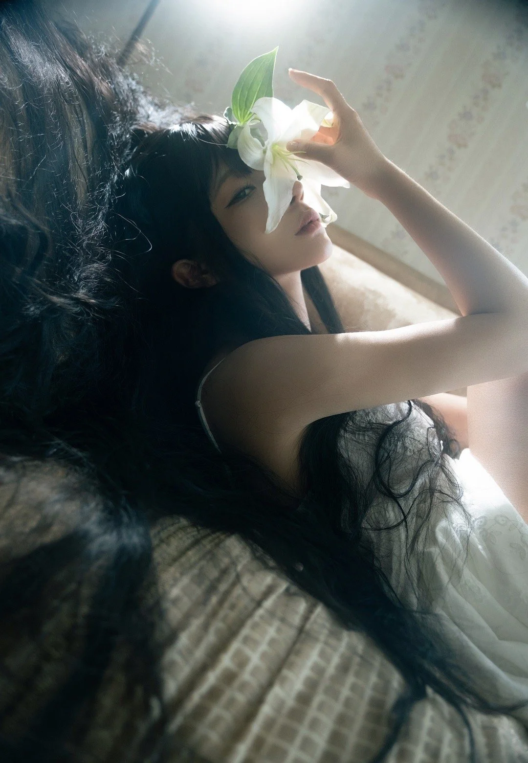 少女写真 百合花