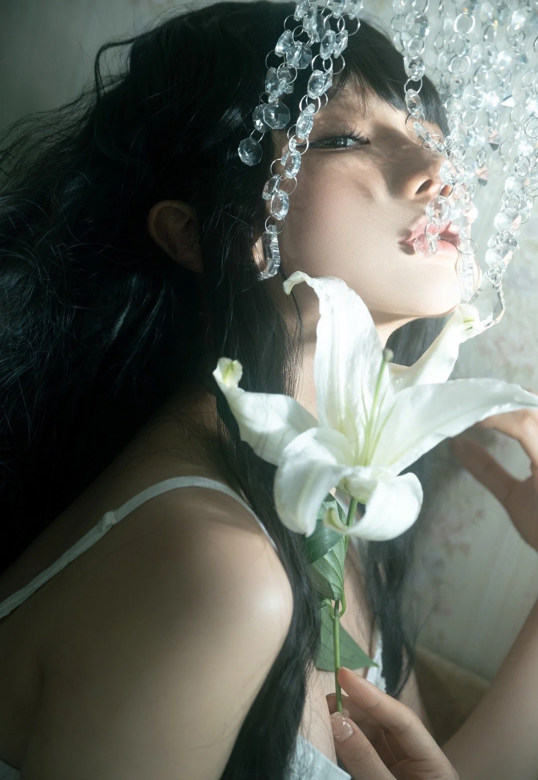 少女写真 百合花